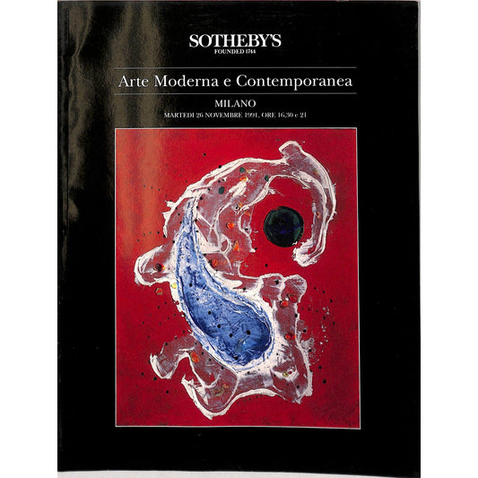 Sotheby's Modern & Contemporary Art Auction Catalog November 26, 1991