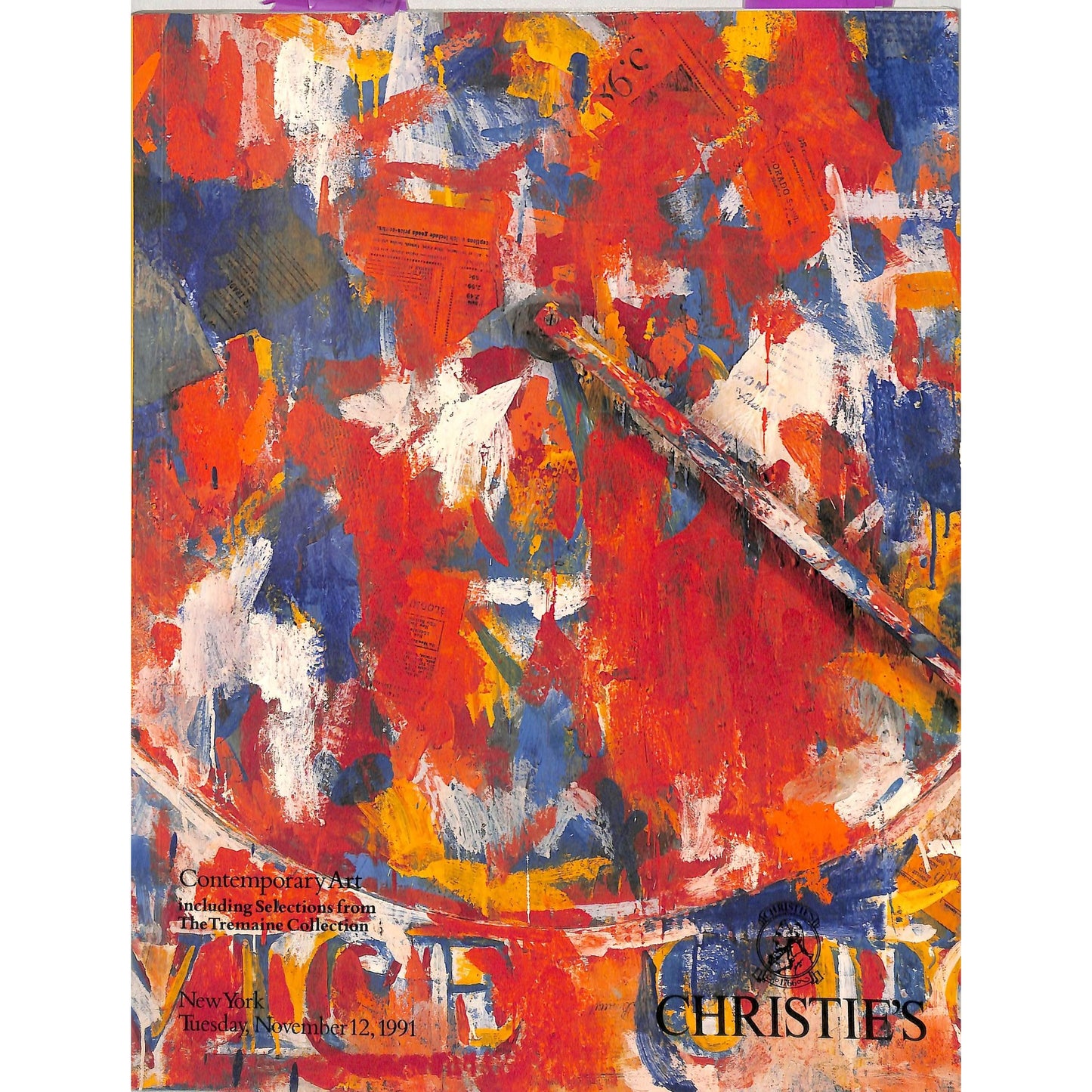 Christie's Contemporary Art Auction Catalog November 12, 1991