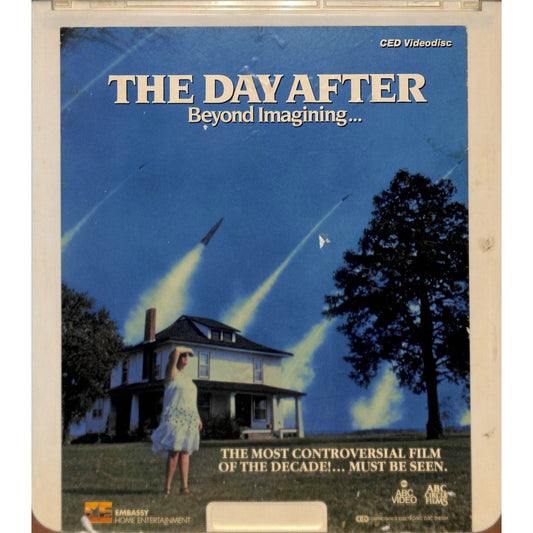 The day after (1983) Vintage CED RCA SelectaVision Videodisc TESTED WORKING