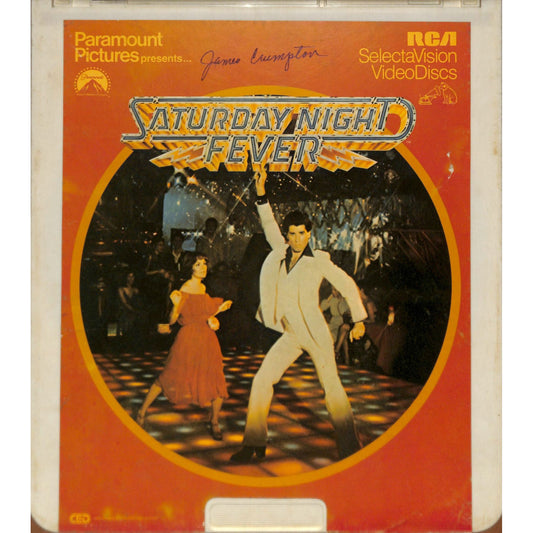 Saturday Night Fever (1977) Vintage CED RCA SelectaVision Videodisc TESTED WORKING