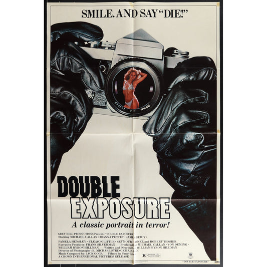 Double Exposure (1982) Original Movie Poster Folded 27x41