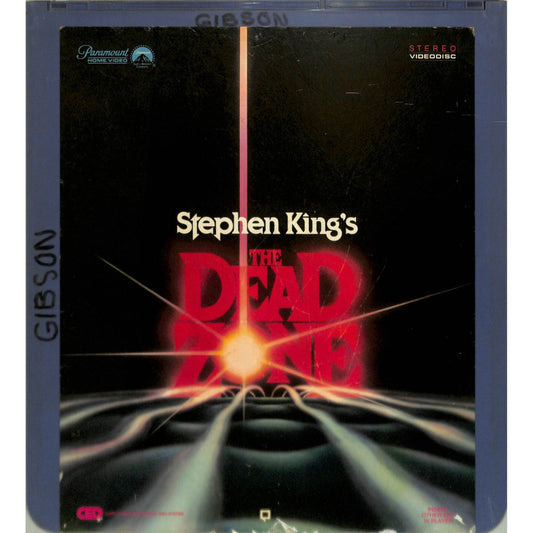 The Dead Zone (1983) Vintage CED Videodisc TESTED WORKING