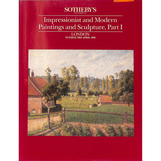 Sotheby's Impressionist and Modern Art Contemporary Art Auction Catalog April 30, 1990
