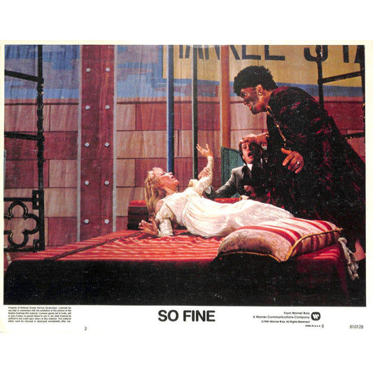 So Fine (1981) Lobby Card #2 11X14