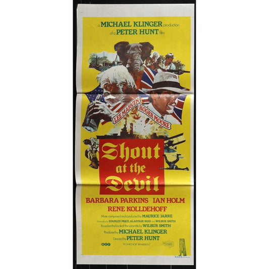 Shout at the Devil (1976) Original Australian Daybill Movie Poster