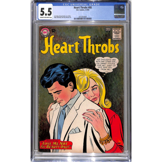 Heart Throbs #88 (1964) CGC 5.5 DC Comics