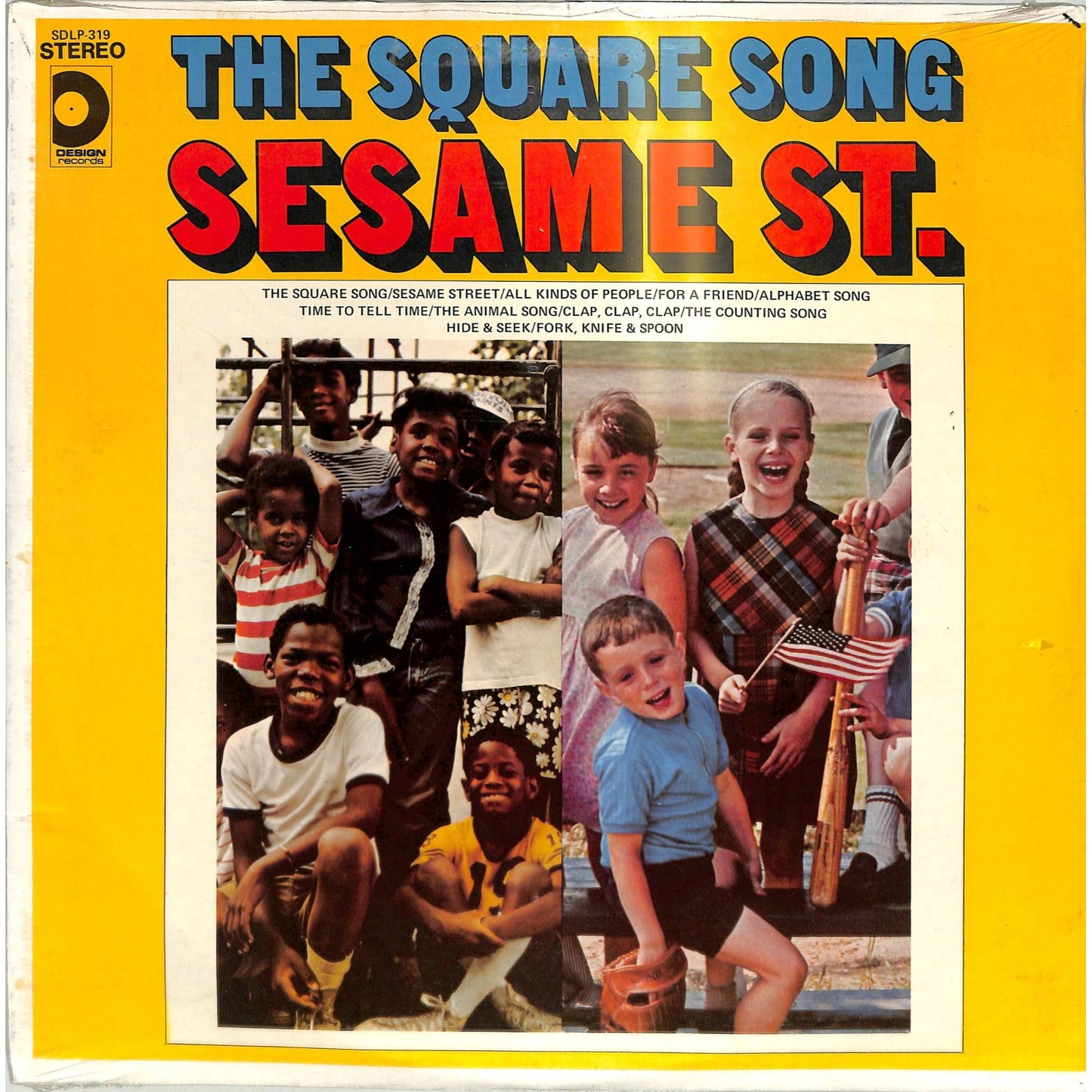 Sesame Street - The Square Song (1970) Sealed Vinyl Record SDLP-319