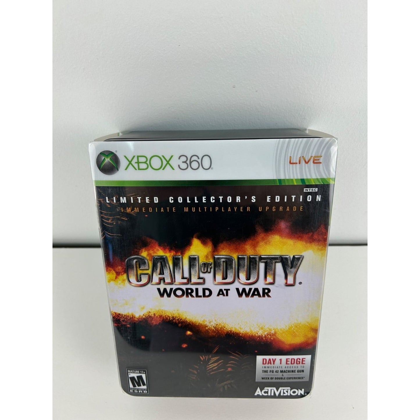 CANTEEN & BOX ONLY - Call of Duty World At War Collector's Ed. XBox (No Game)