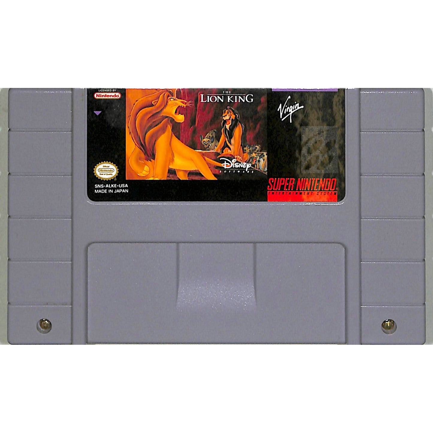 The Lion King (1994) Nintendo SNES Cartridge + Manual
