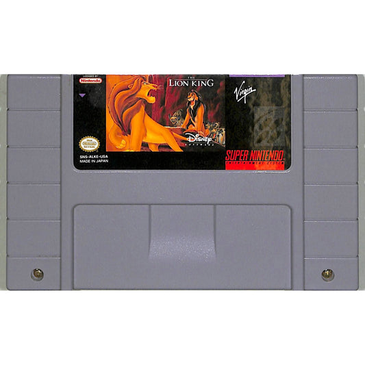 The Lion King (1994) Nintendo SNES Cartridge + Manual
