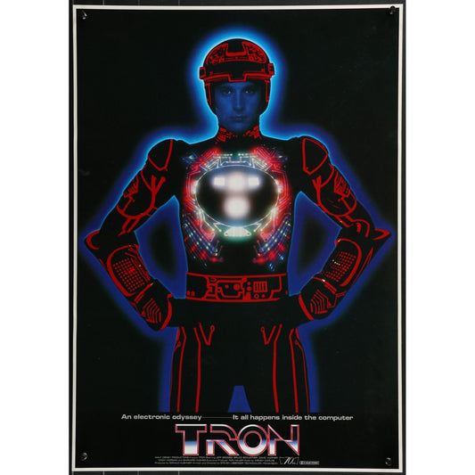 Tron (1982) Original Rolled Japanese Poster 29x21