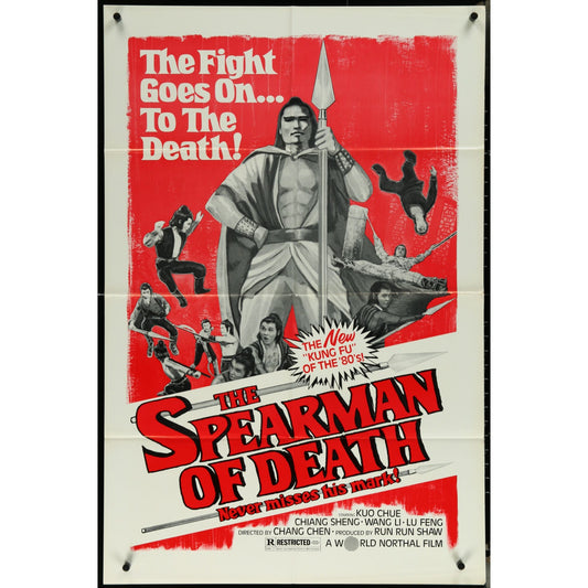 The Spearman of Death (1980) Original Movie Poster Folded 27x41