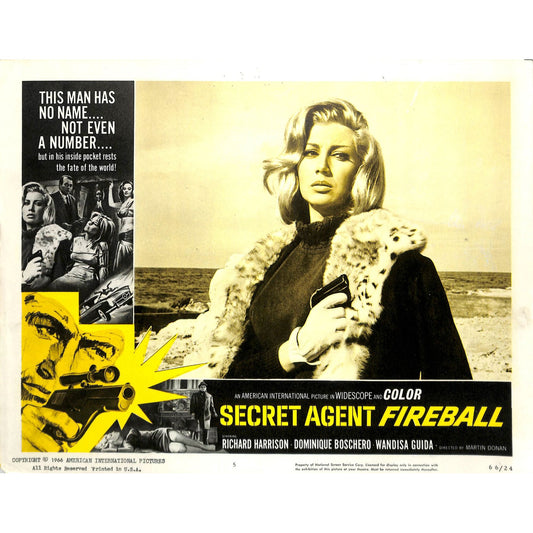 Secret Agent Fireball (1966) Lobby Card #5 11X14