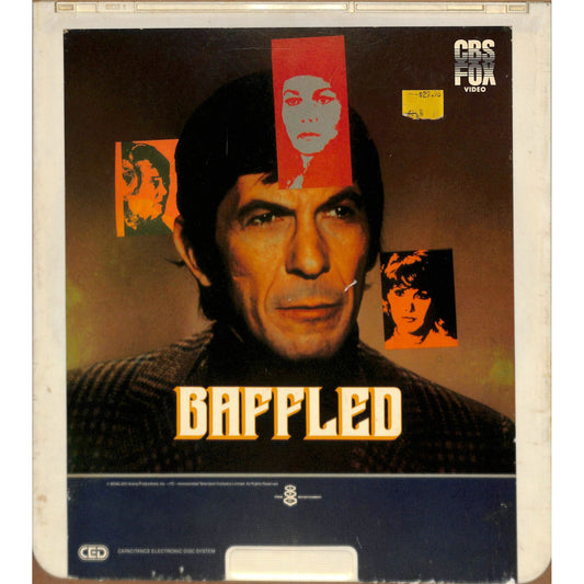 Baffled (1972) Vintage CED Videodisc TESTED WORKING