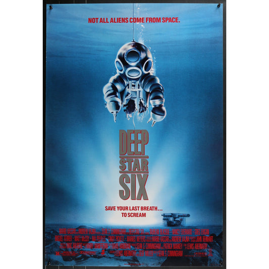 DeepStar Six (1989) Original Single-sided Movie Poster Rolled 27x40