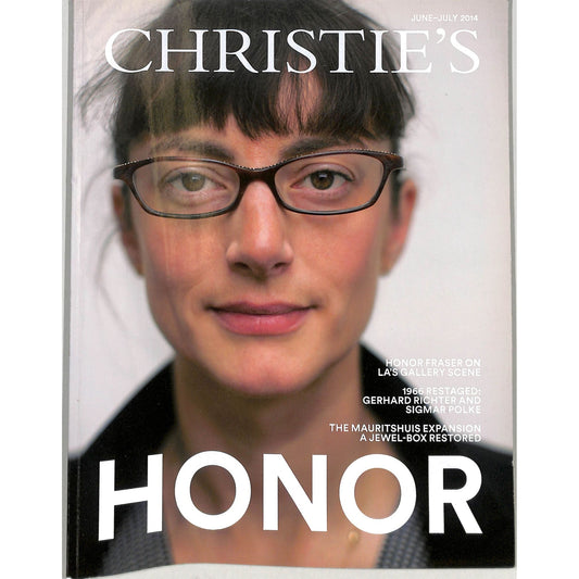 Christie's Honor Art Auction Catalog June-July 2014