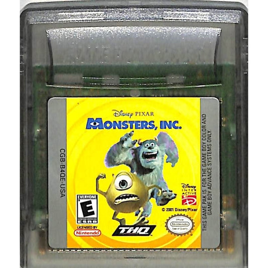 Disney Monsters, Inc. (2001) Game Boy Color Cartridge Tested