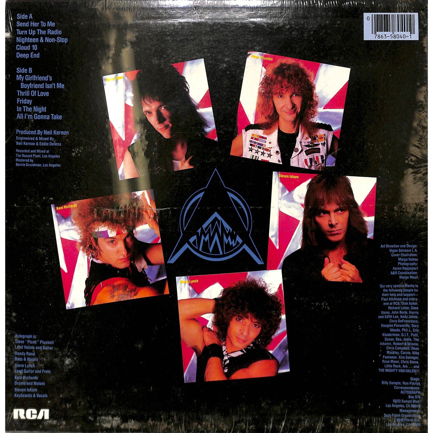 Autograph - Sign In Please Sealed Vinyl Record NFL1-8040