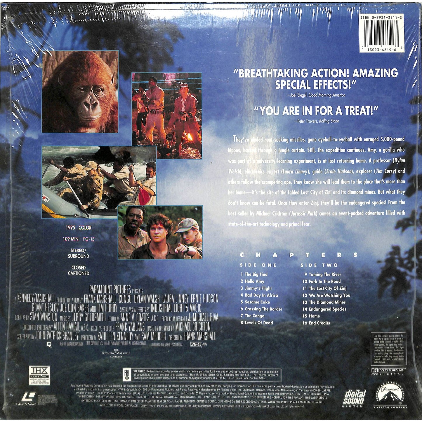 Congo (1995) Laserdisc Video