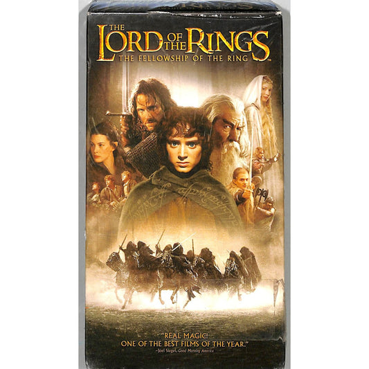 The Lord of The Rings Fellowship (2001) VHS Tape SEALED NEW CONDITION