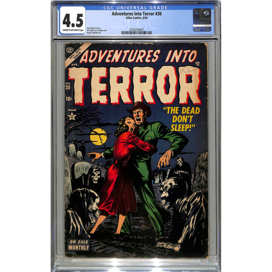 Adventures Into Terror #30 (1954) CGC 4.5 Cream to Off-White Pages