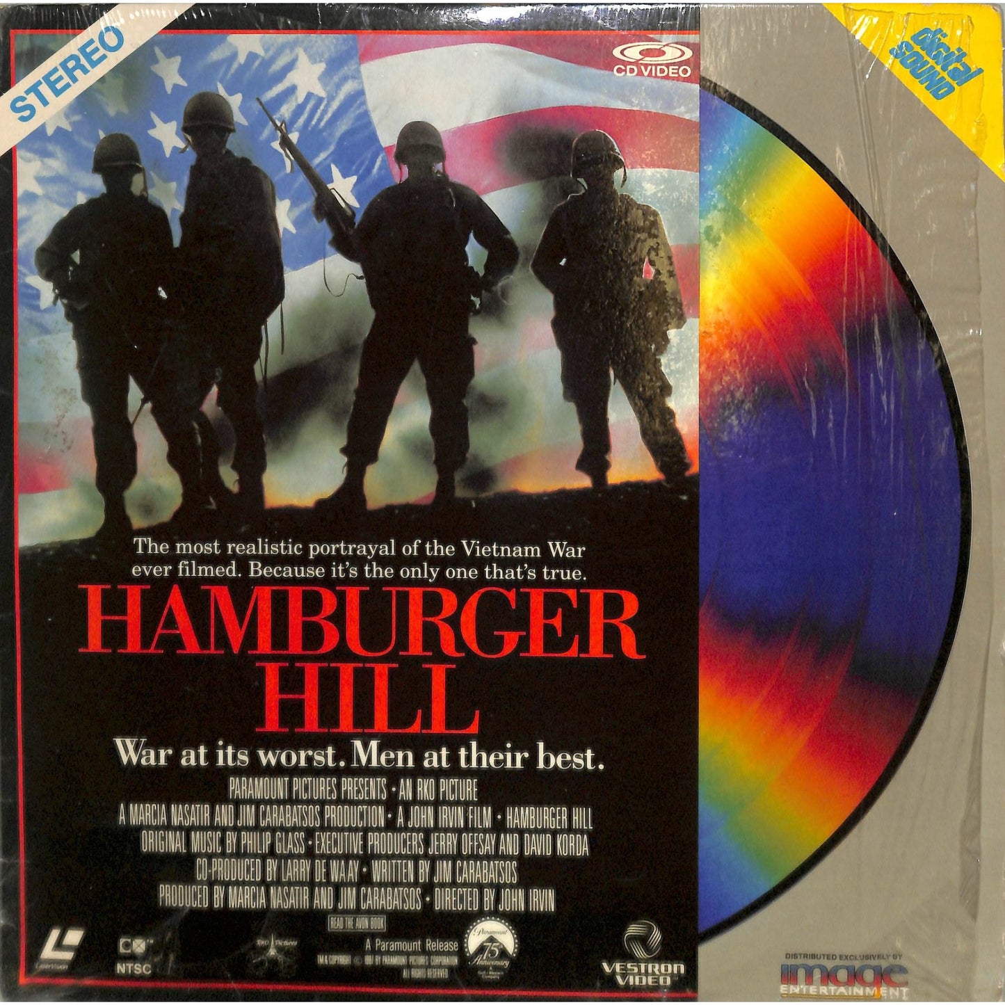 Hamburger Hill (1987) Laserdisc