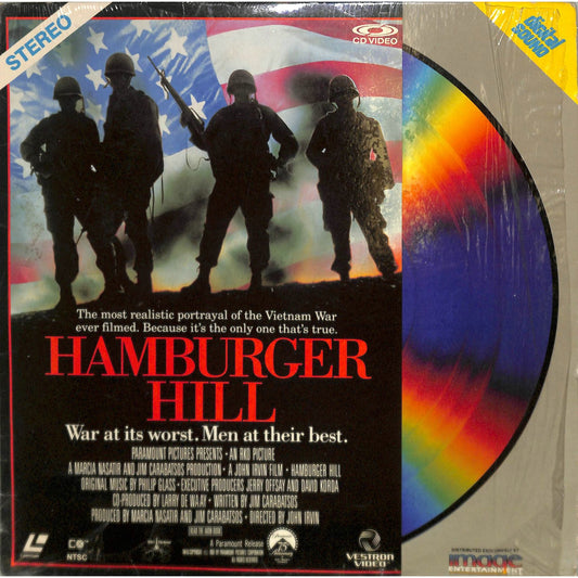 Hamburger Hill (1987) Laserdisc