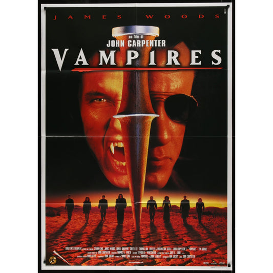 Vampires (1998) Original Italian 1P Movie Poster Folded 39x55