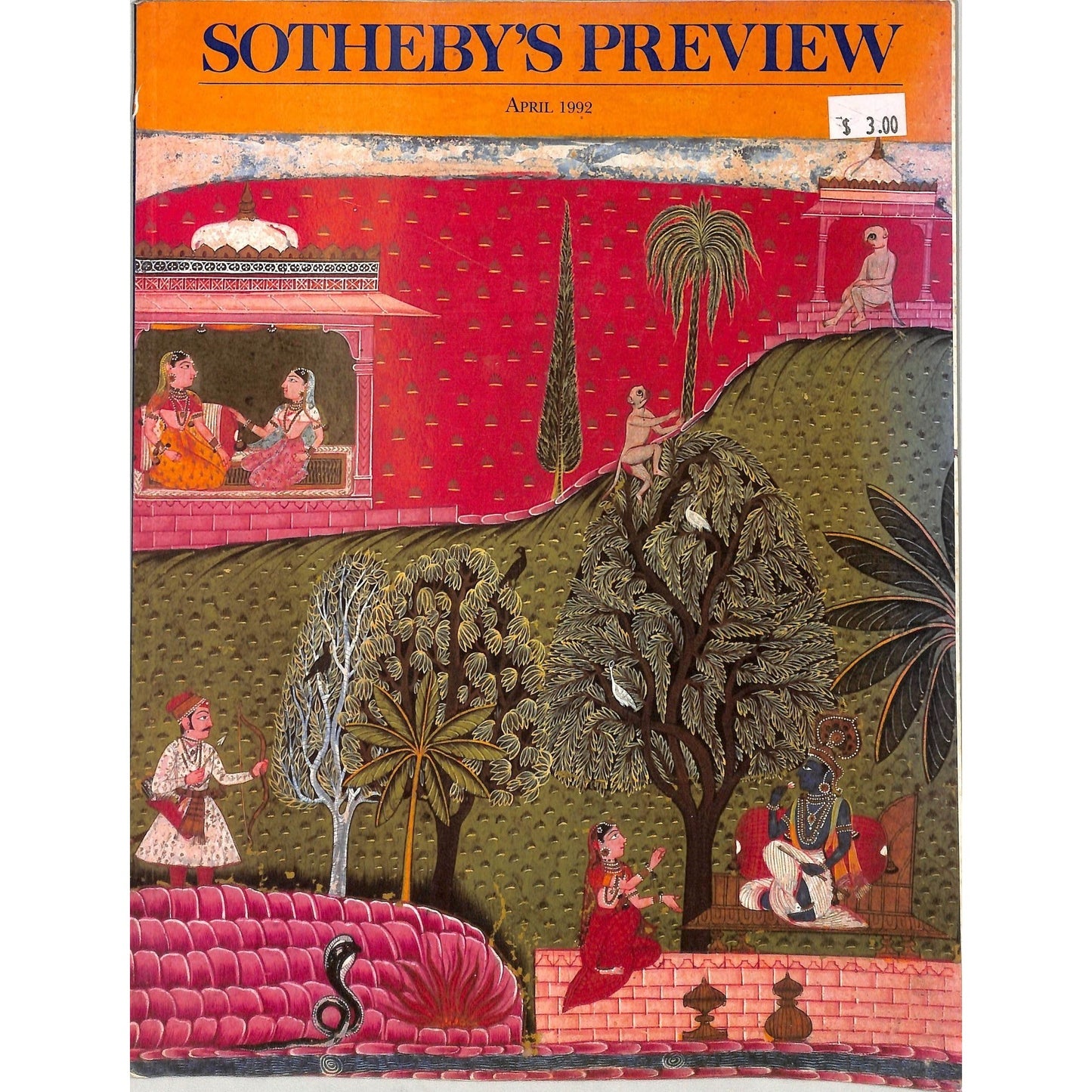 Sotheby's Preview Art Auction Catalog April 1992