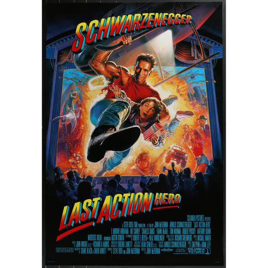 Last Action Hero (1993) Original Single-sided Movie Poster Rolled 27x40