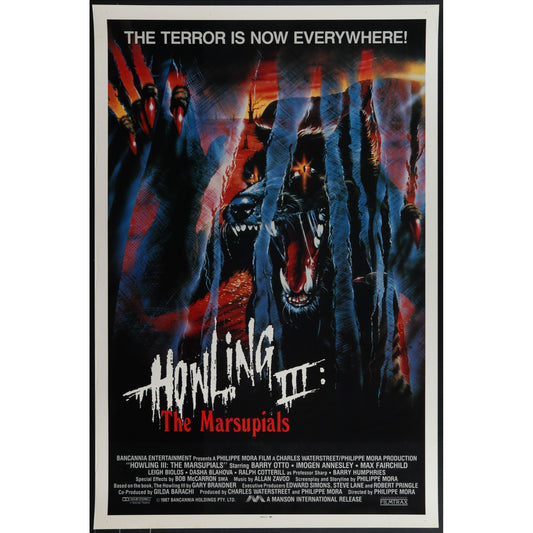 Howling III (1987) Original Movie Poster Rolled 27x40