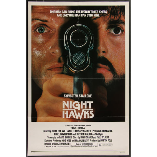 Nighthawks (1981) Original Movie Poster Folded 27x41