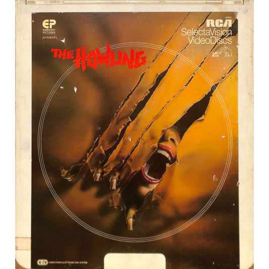The Howling (1981) Vintage CED RCA SelectaVision Videodisc TESTED WORKING