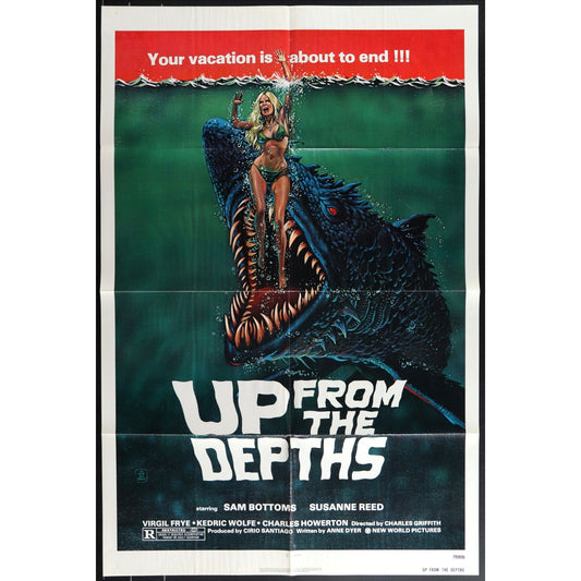 Up from the Depths (1979) Original Movie Poster Folded 27x41