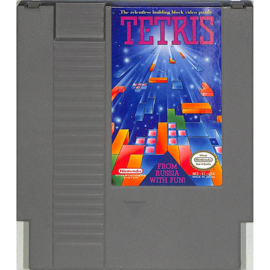 Tetris (1989) Nintendo NES Cartridge + Instruction Booklet