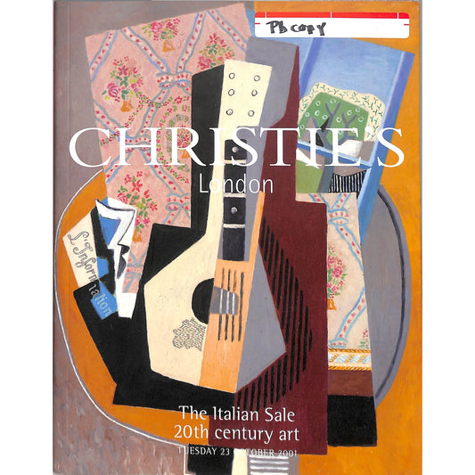 Christie's 20th Century Art Auction Catalog October 23, 2001