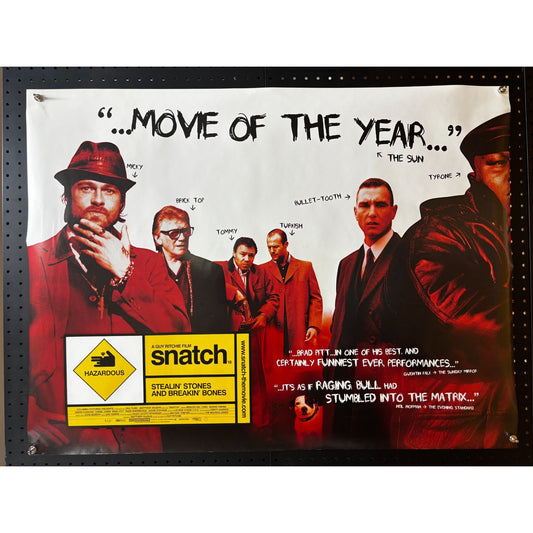 Snatch (2000) UK Quad Original Rolled Poster 30x40