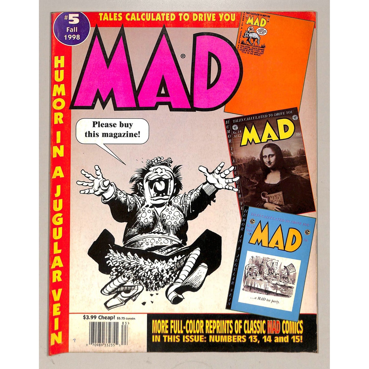MAD Comic Book Magazine #5 Fall1998 Excellent Condition