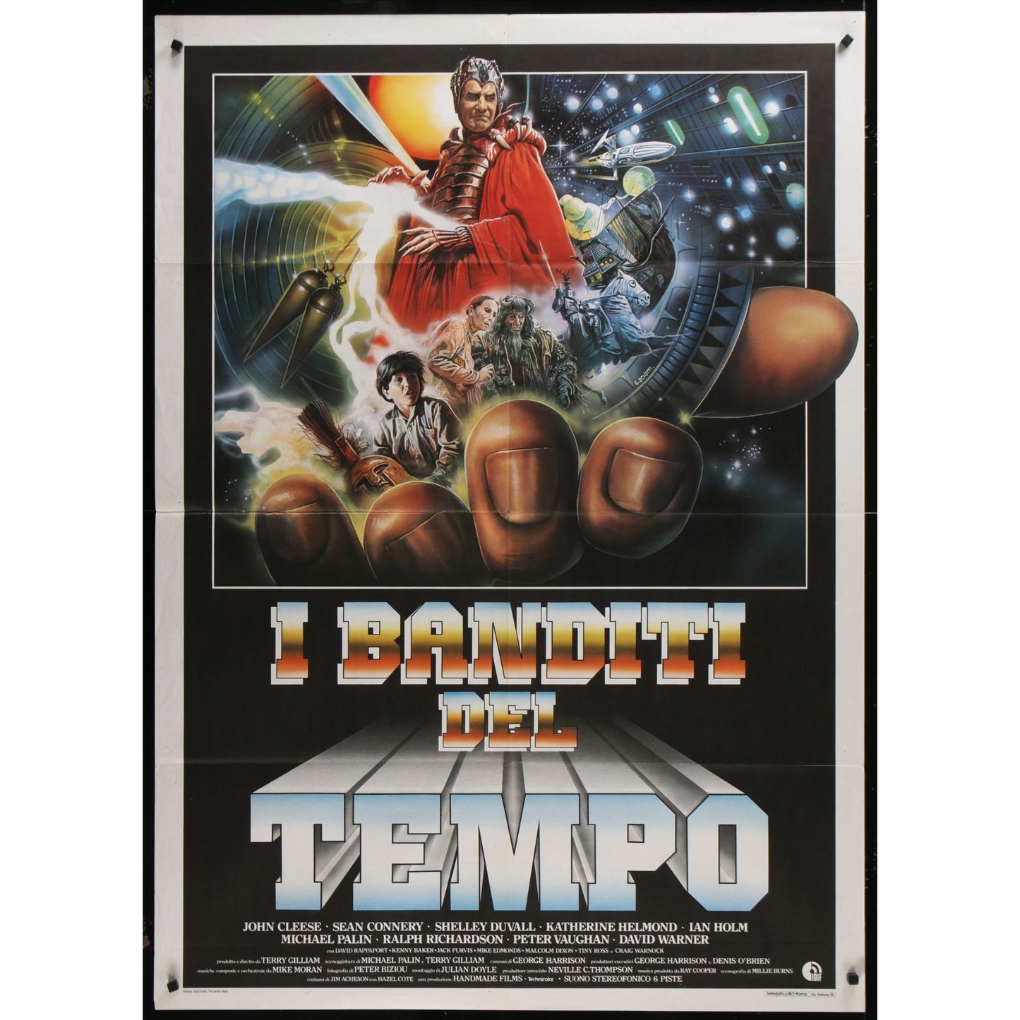 Time Bandits (1981) Original Italian 1P Movie Poster 39x55