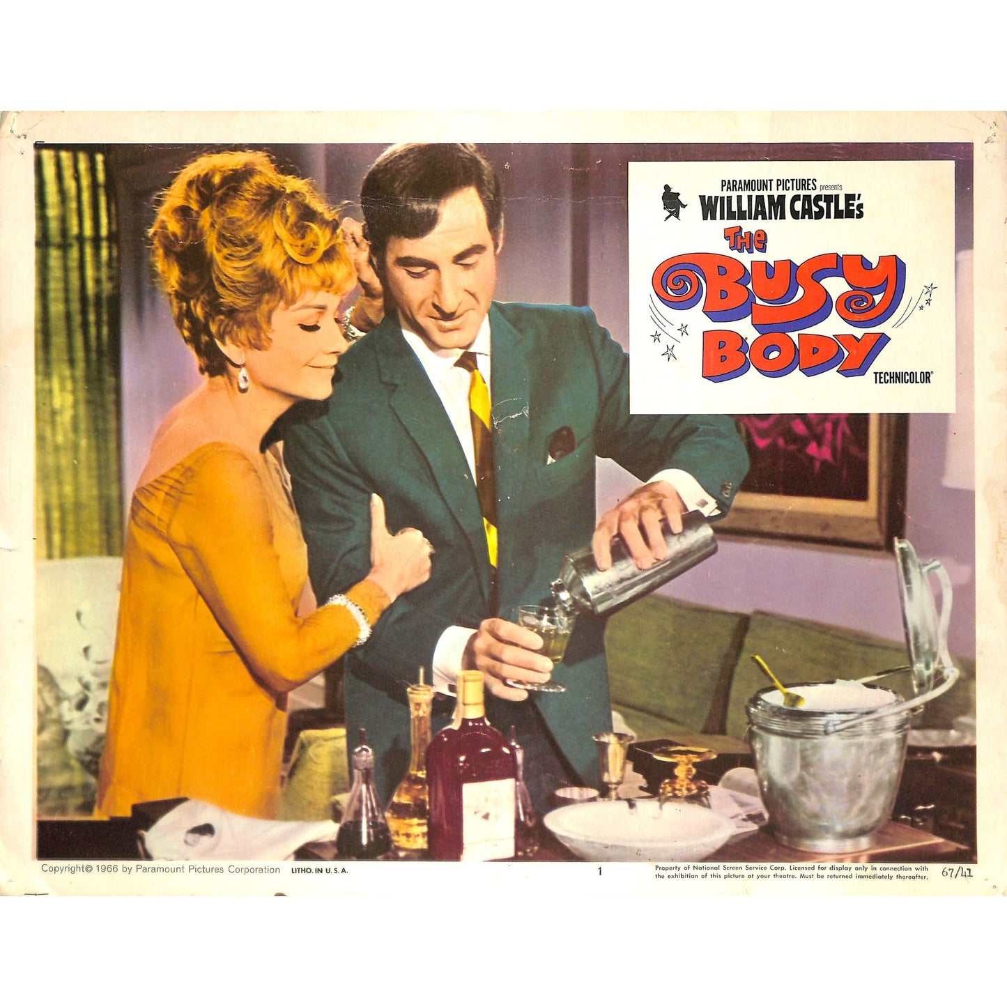 The Busy Body (1967) Lobby Card #1 11X14