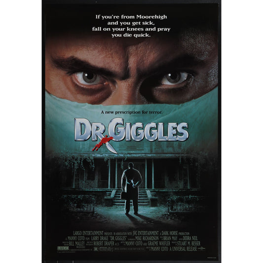 Dr. Giggles (1992) Original Movie Poster Rolled 27x40