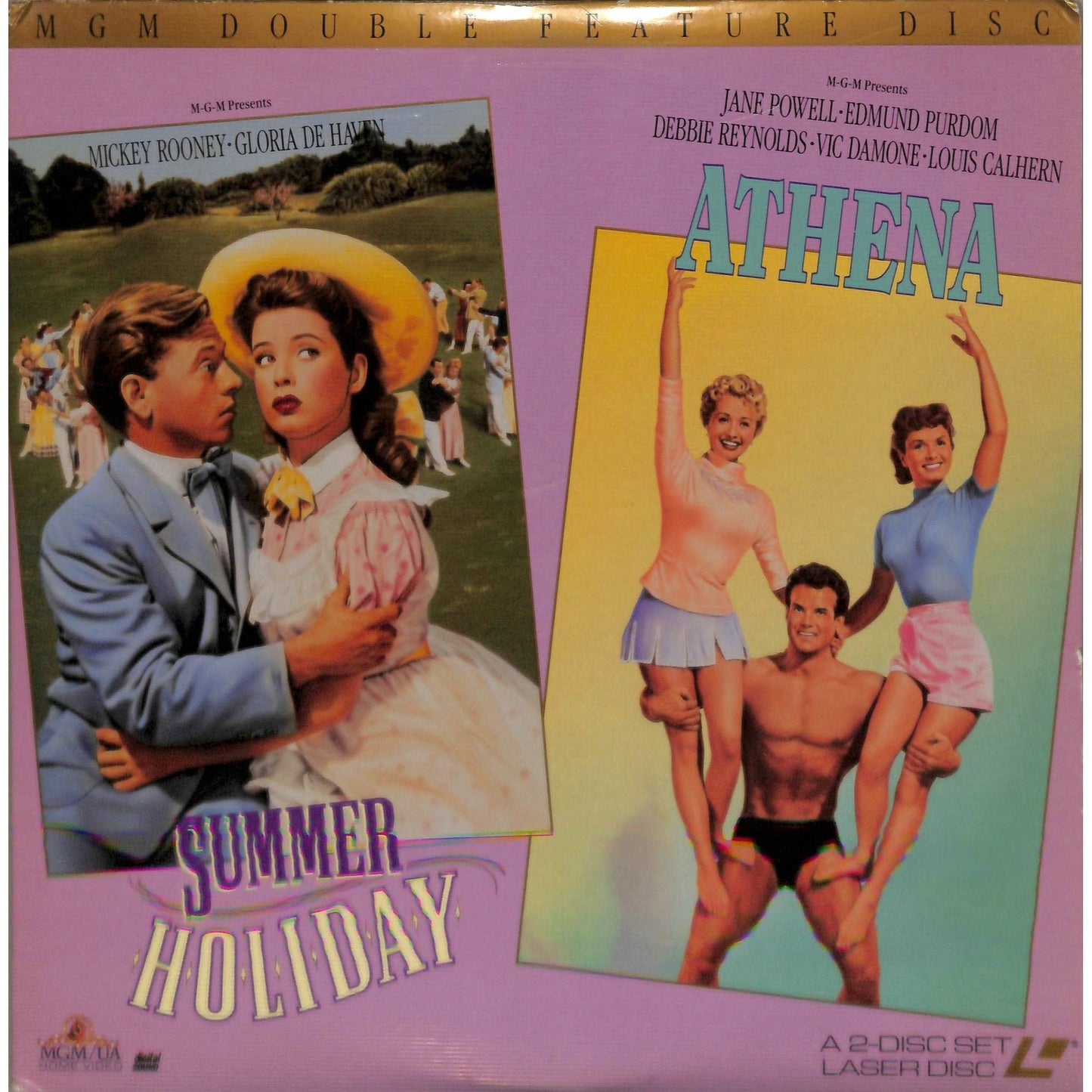 Summer Holiday (1948) & Athena (1954) Laserdisc Video