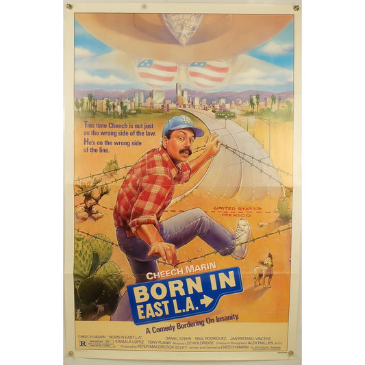 Born in East L.A. (1987) Original Movie Poster Folded 27x41