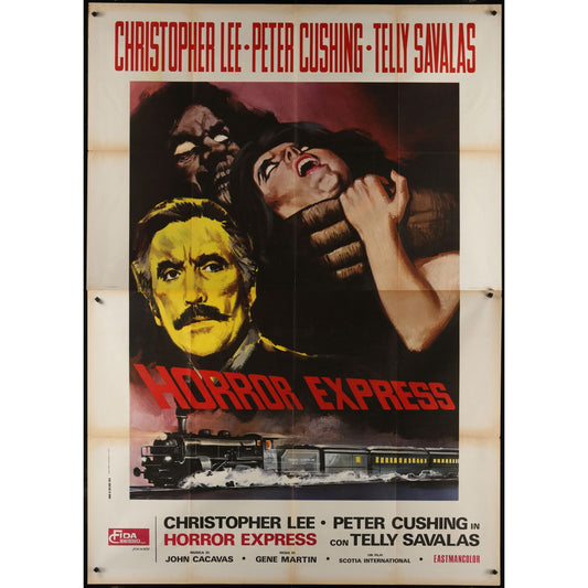 Horror Express (1972) Original Italian 2P Movie Poster 55x78