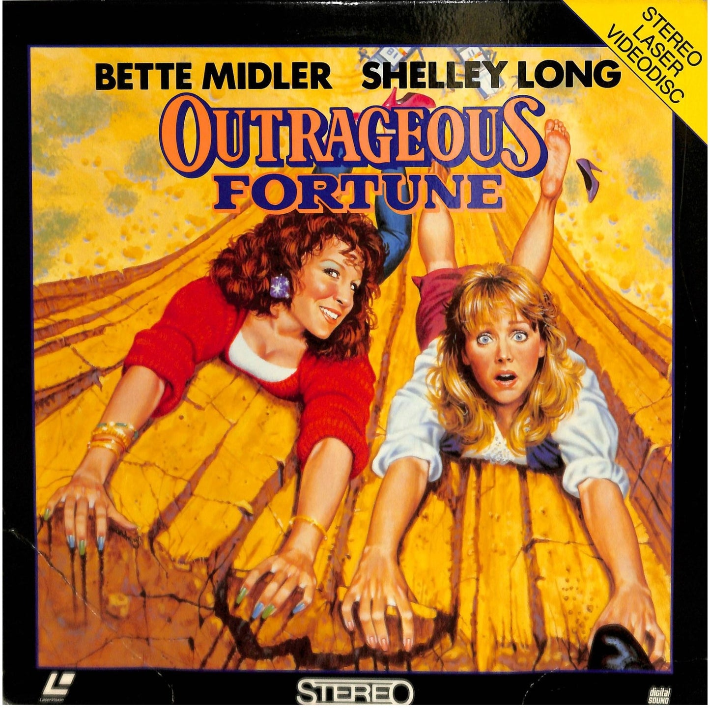 Outrageous Fortune (1987) Laserdisc
