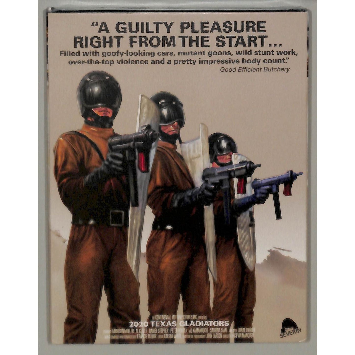 2020 Texas Gladiators (1983) Blu-Ray Brand New Sealed w/ Slipcase