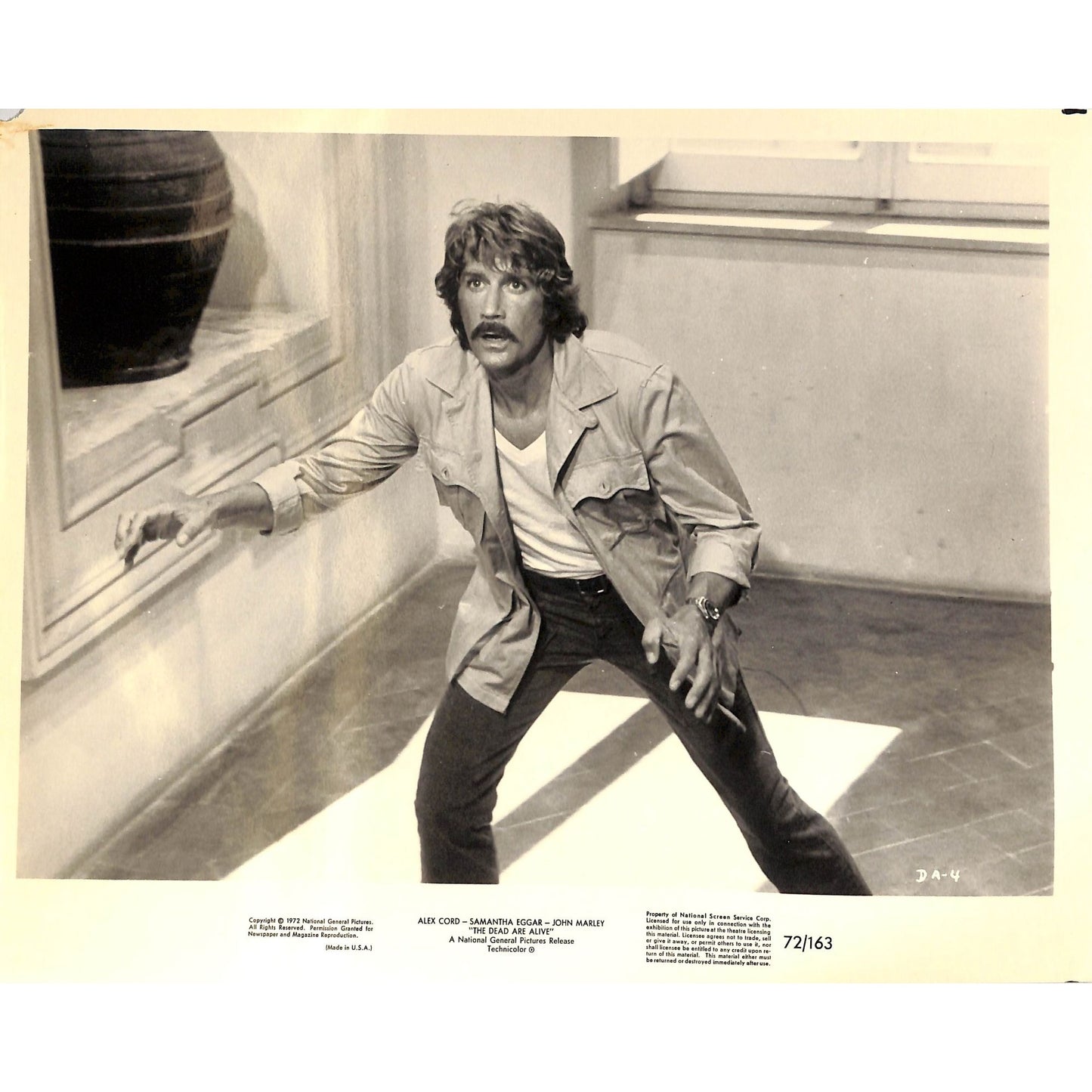 The Dead Are Alive (1972) Movie Still Full Set 8x10