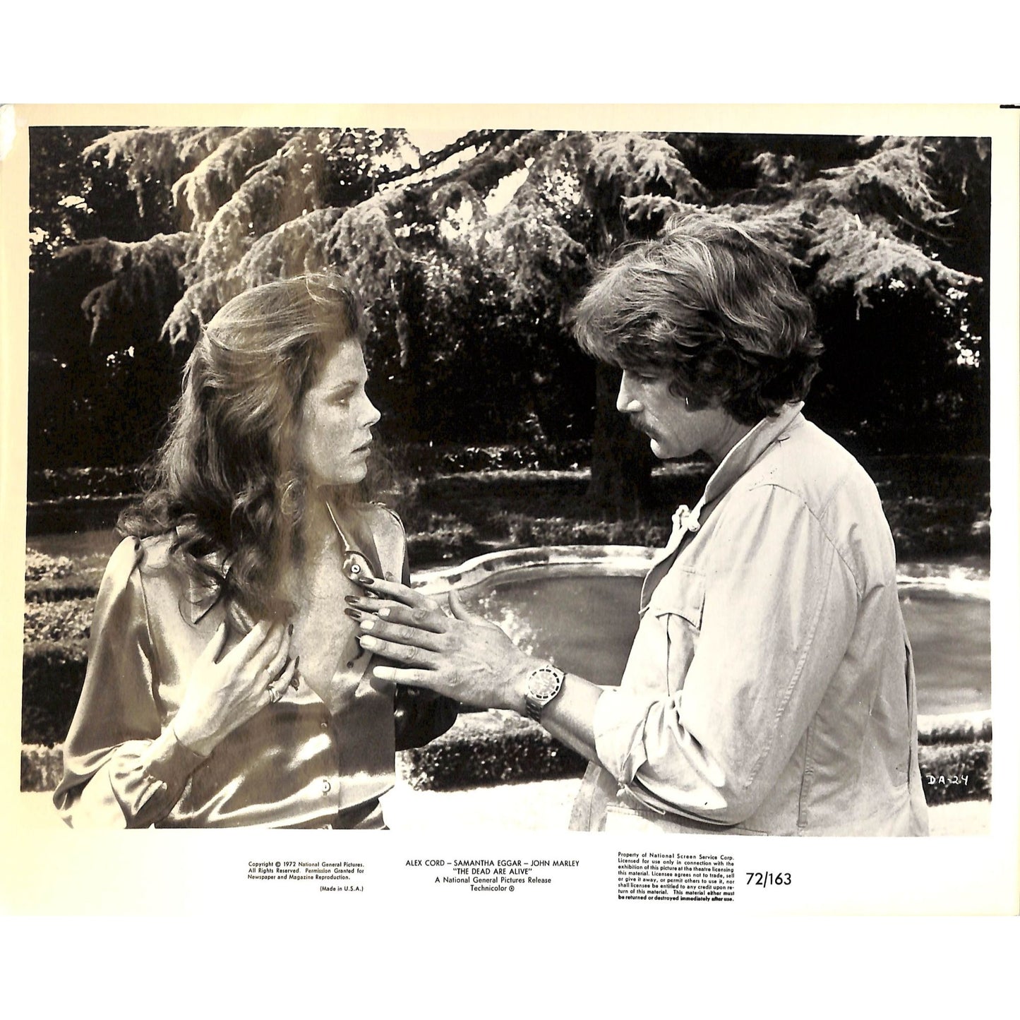 The Dead Are Alive (1972) Movie Still Full Set 8x10