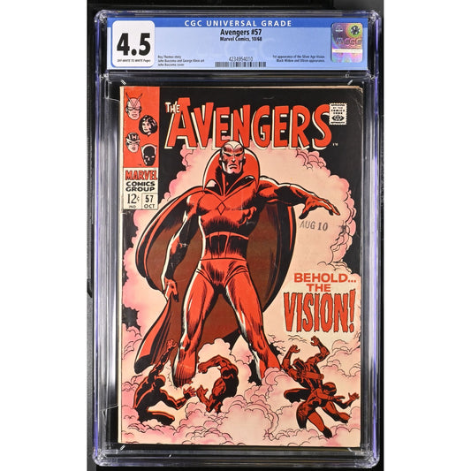 Avengers #57 (1968) CGC 4.5 First Appearance of Silver Age Vision