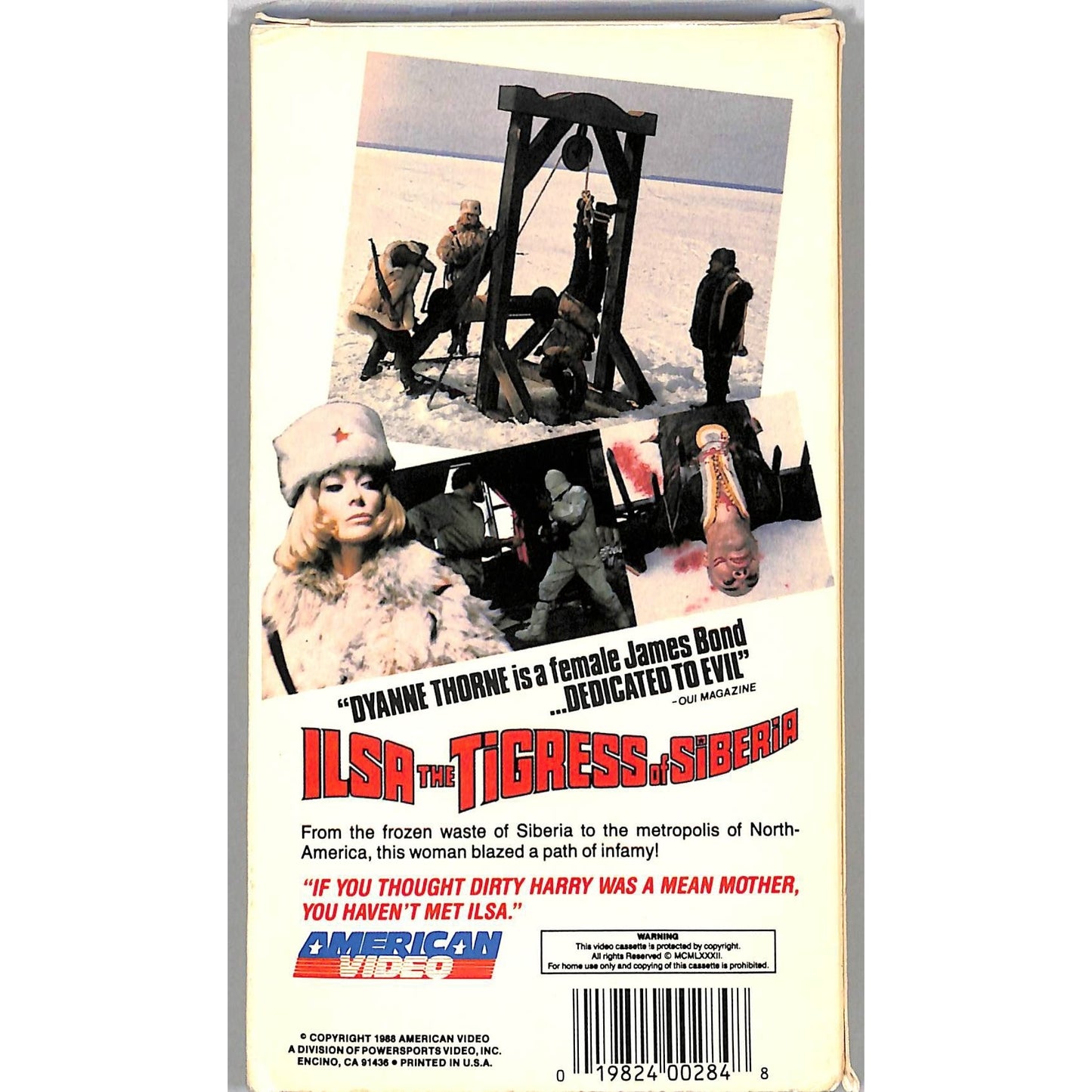 Ilsa The Tigress of Siberia (1977) VHS Tapes Good condition